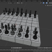 3d Chess model buy - render