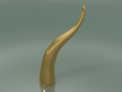 Figurine Ceramic Corno (H 50cm, Gold)