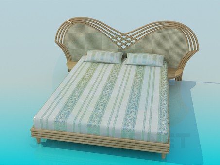 3d model Bed - preview 3d model Bed - preview