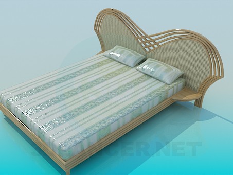 3d model Bed - preview 3d model Bed - preview