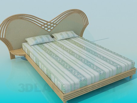 3d model Bed - preview 3d model Bed - preview