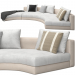 3d Daniels Sofa set01 model buy - render