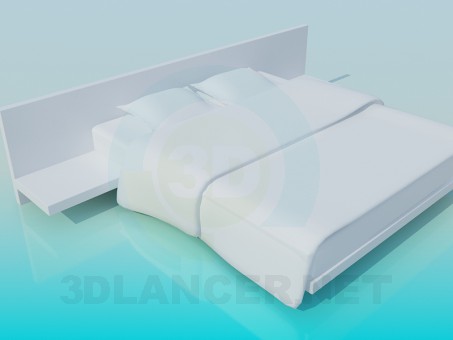 modelo 3D Cama - escuchar modelo 3D Cama - escuchar