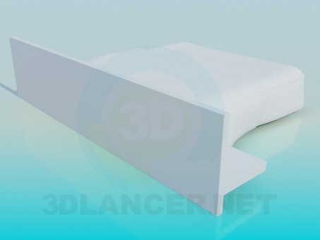 modelo 3D Cama - escuchar modelo 3D Cama - escuchar
