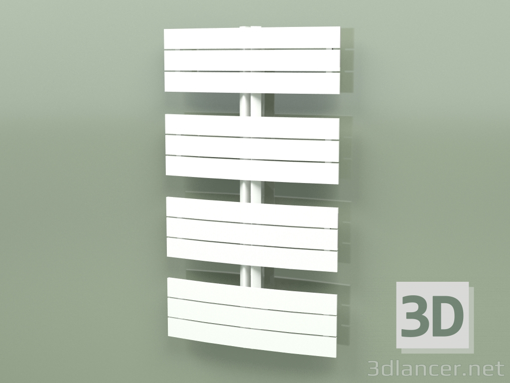 modèle 3D Sèche-serviettes chauffant - Apolima (1130 x 650, RAL - 9016) - preview