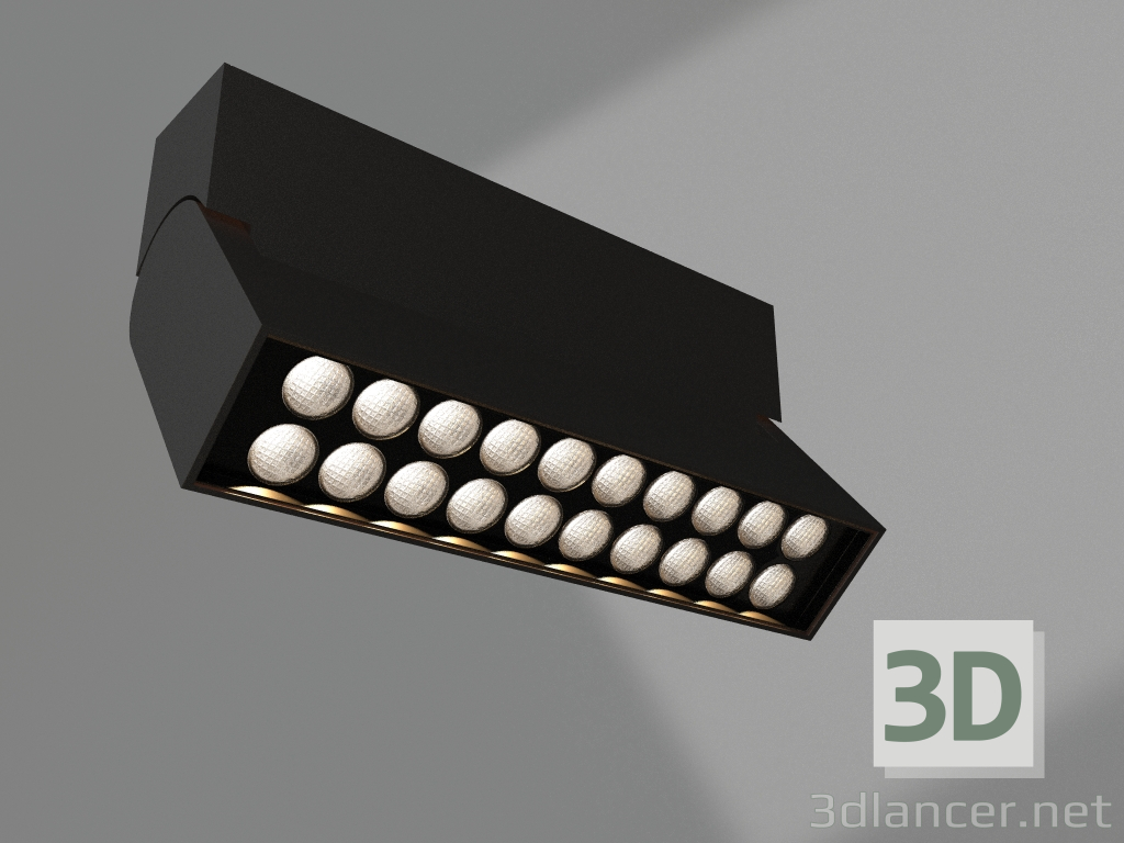 3D Modell Lampe SP-LOFT-SURFACE-S170-10W Day4000 (BK, 24 Grad) - Vorschau