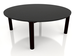 Coffee table D 90 (Black, DEKTON Domoos)