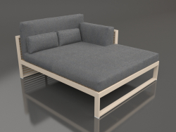 XL modular sofa, section 2 right, high back (Sand)