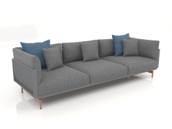 3-seater sofa (Anthracite)