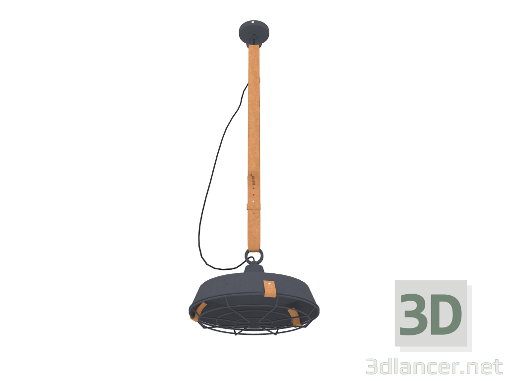 3d model Lámpara colgante Dek 40 (Antracita) - vista previa