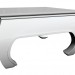 modello 3D Caffè oppio tavolo bianco 60 x 60 - anteprima