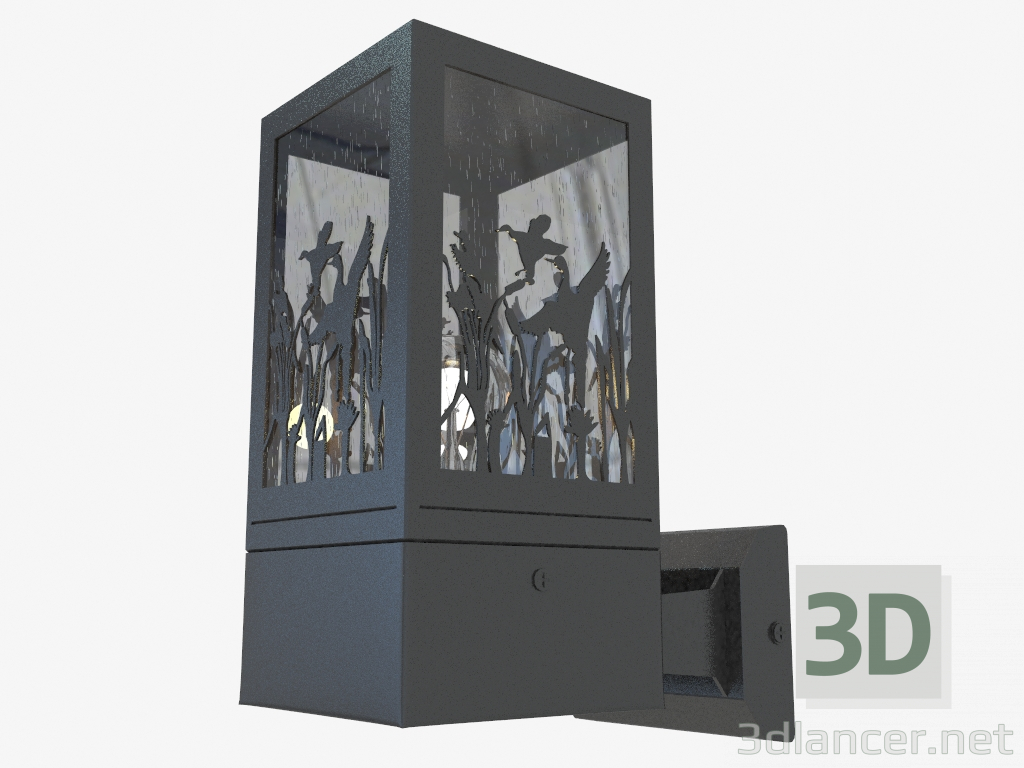 3d модель Уличный настенный светильник Fressi (4053 1W) – превью