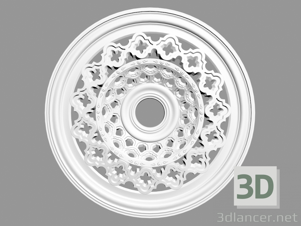 modèle 3D Sortie plafond (P51) - preview