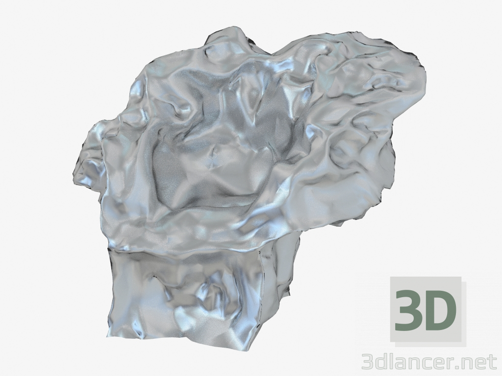 modello 3D Poltrona imbottita - anteprima