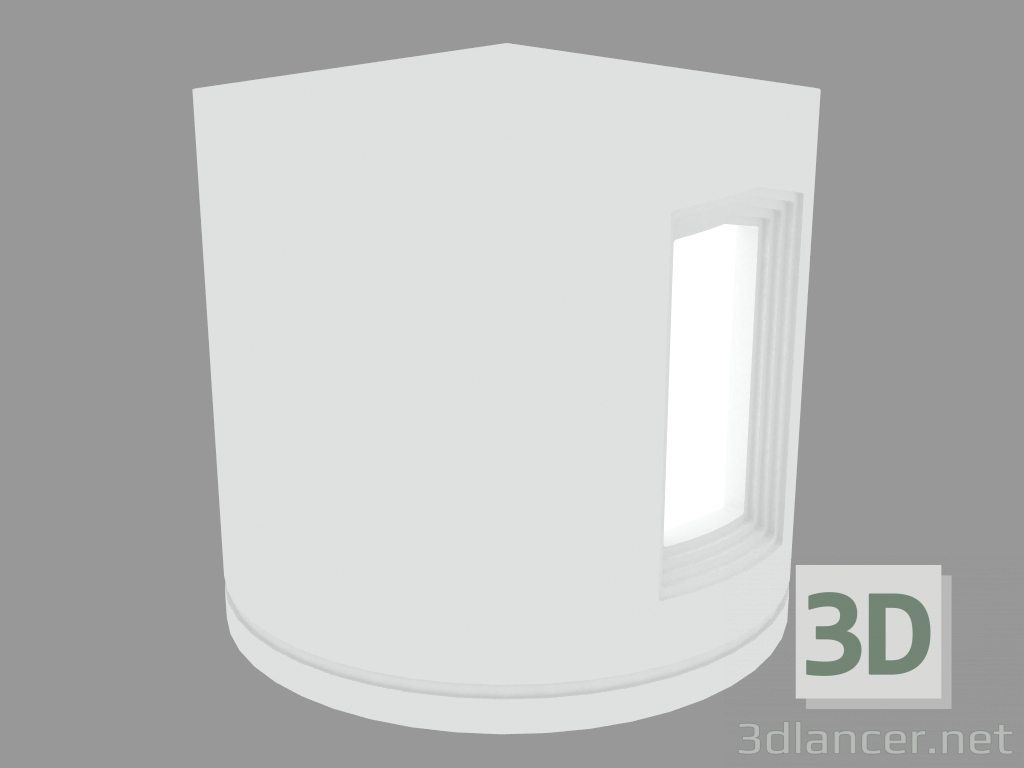 modello 3D Lampada da parete BLITZ 2 WINDOWS 180 ° (S4060W) - anteprima