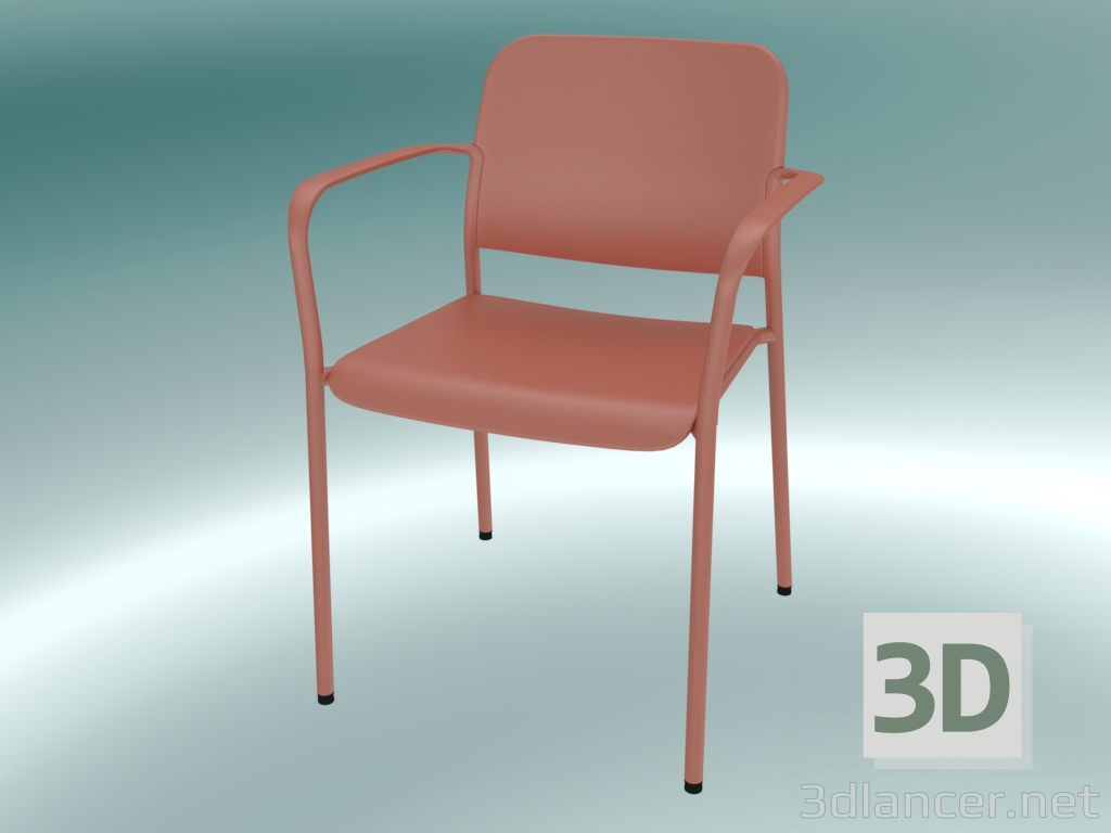 Modelo 3d Cadeira de conferência (522H 2P) - preview