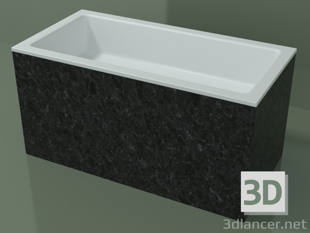 3D modeli Tezgah üstü lavabo (01R142101, Nero Assoluto M03, L 72, P 36, H 36 cm) - önizleme