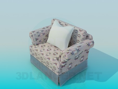 3d model Armchair - preview 3d model Armchair - preview