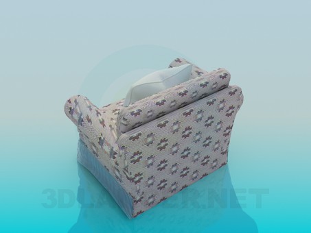3d model Armchair - preview 3d model Armchair - preview