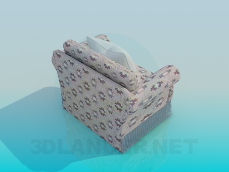 3d model Armchair - preview 3d model Armchair - preview