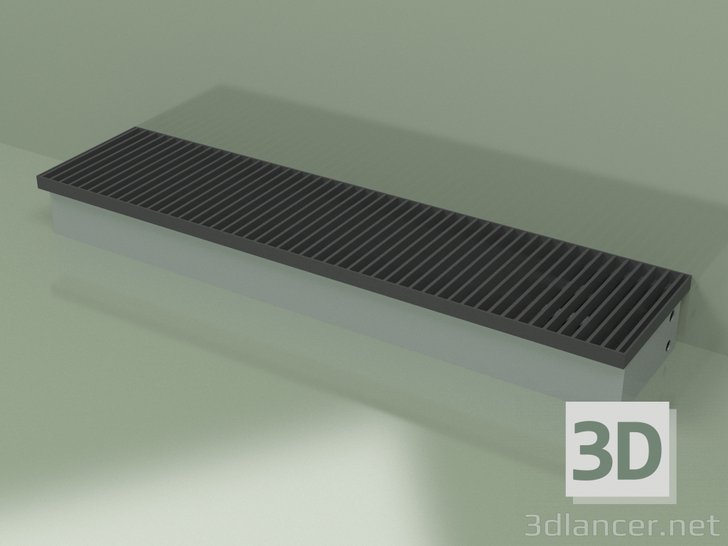 3D modeli Kanal konvektörü - Aquilo F2С (240х1000х110, RAL 9005) - önizleme