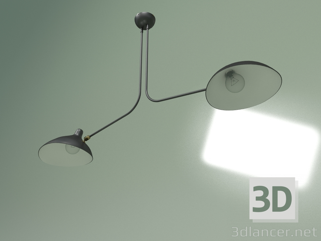 3d model Lámpara de techo Araña 2 - vista previa