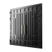 Puerta negra de alta tecnología 3D modelo Compro - render
