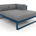 3d model XL modular sofa, section 2 right (Grey blue) - preview