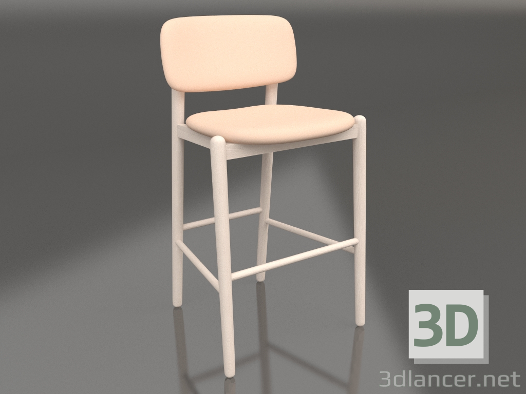 modello 3D Sgabello da bar Mild (02) - anteprima