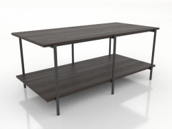 Table basse 2 1200 mm (frêne noyer)