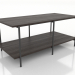 3D Modell Couchtisch 2 1200 mm (Esche Nussbaum) - Vorschau