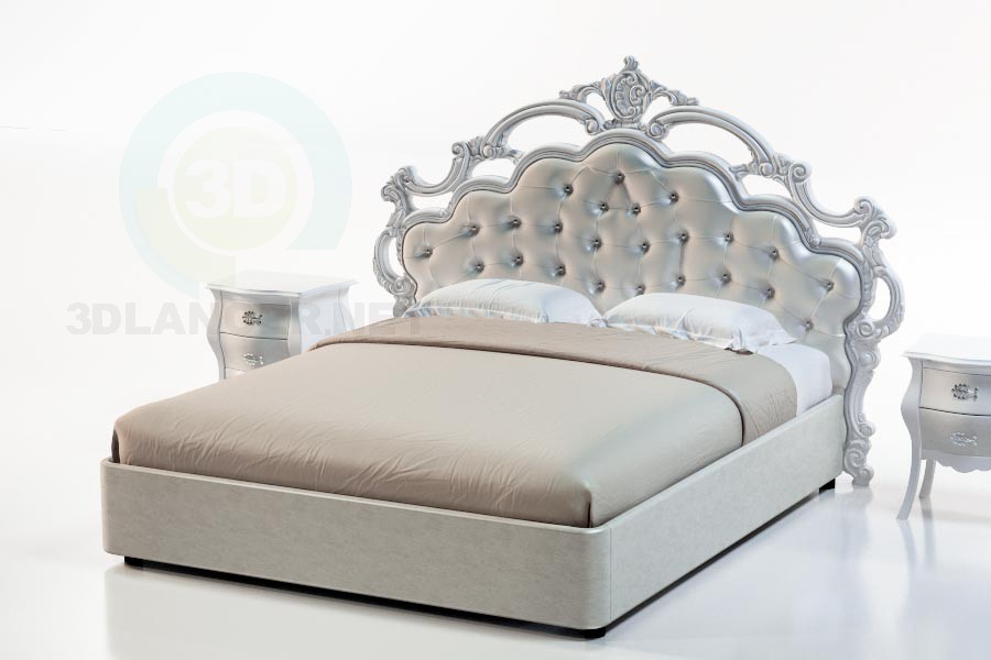 Modelo 3d Cama Sardenha - preview