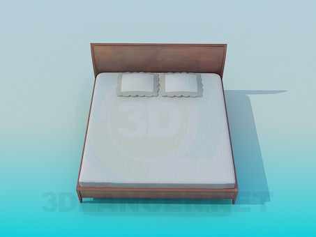 modelo 3D Cama - escuchar modelo 3D Cama - escuchar