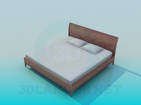 modelo 3D Cama - escuchar modelo 3D Cama - escuchar
