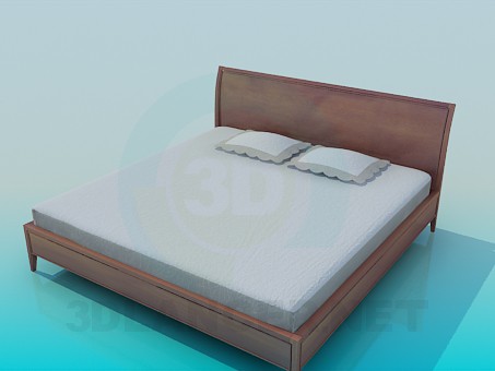 modelo 3D Cama - escuchar modelo 3D Cama - escuchar