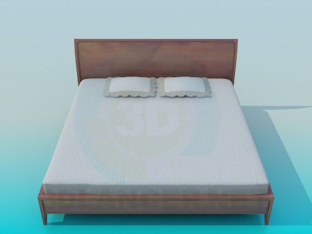 modelo 3D Cama - escuchar modelo 3D Cama - escuchar
