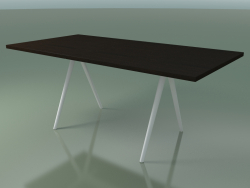 Table rectangulaire 5432 (H 74 - 90x180 cm, pieds 180 °, plaqué L21 wengé, V12)