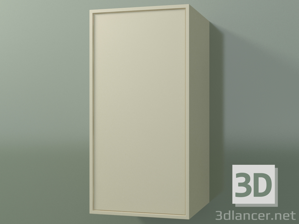 Modelo 3d Armário de parede com 1 porta (8BUBBDD01, 8BUBBDS01, Bone C39, L 36, P 36, H 72 cm) - preview