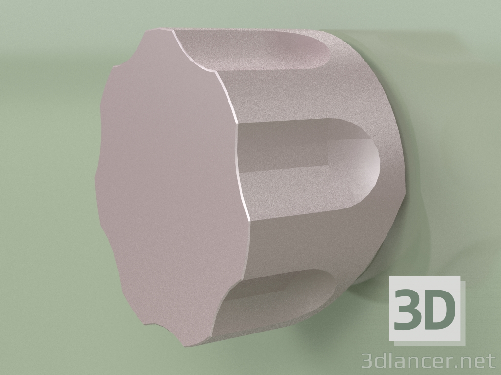 modello 3D Miscelatore monocomando a parete Ø 63 mm (17 63 T, OR) - anteprima
