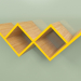 modello 3D Scaffale Woo Shelf (Arancione) - anteprima