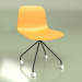 3d model Glide chair on wheels (orange) - preview