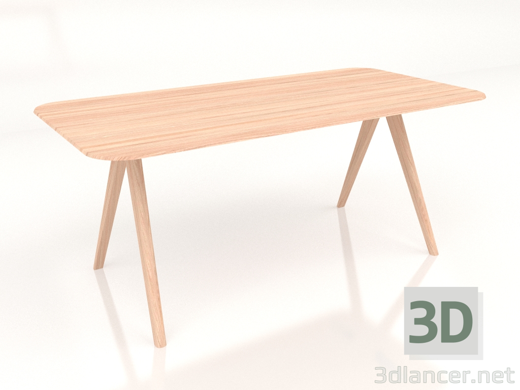 3D modeli Yemek masası Ava 180 - önizleme
