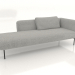 3d model Chaise longue 225 right (option 1) - preview