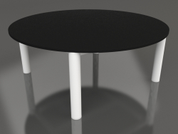 कॉफ़ी टेबल डी 90 (सफ़ेद, डेकटन डोमूस)