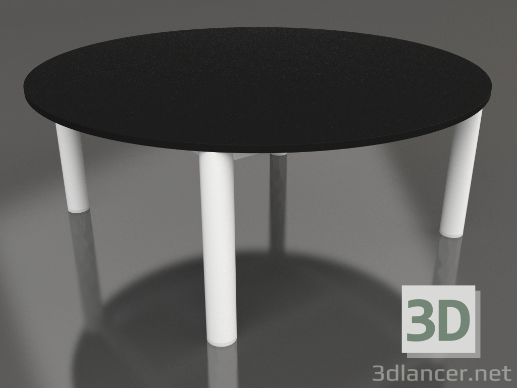 3D modeli Sehpa D 90 (Beyaz, DEKTON Domoos) - önizleme