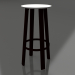 3d model High stool (Black) - preview