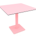 3D Modell Esstisch auf Säulenbein 80x80 (Pink) - Vorschau