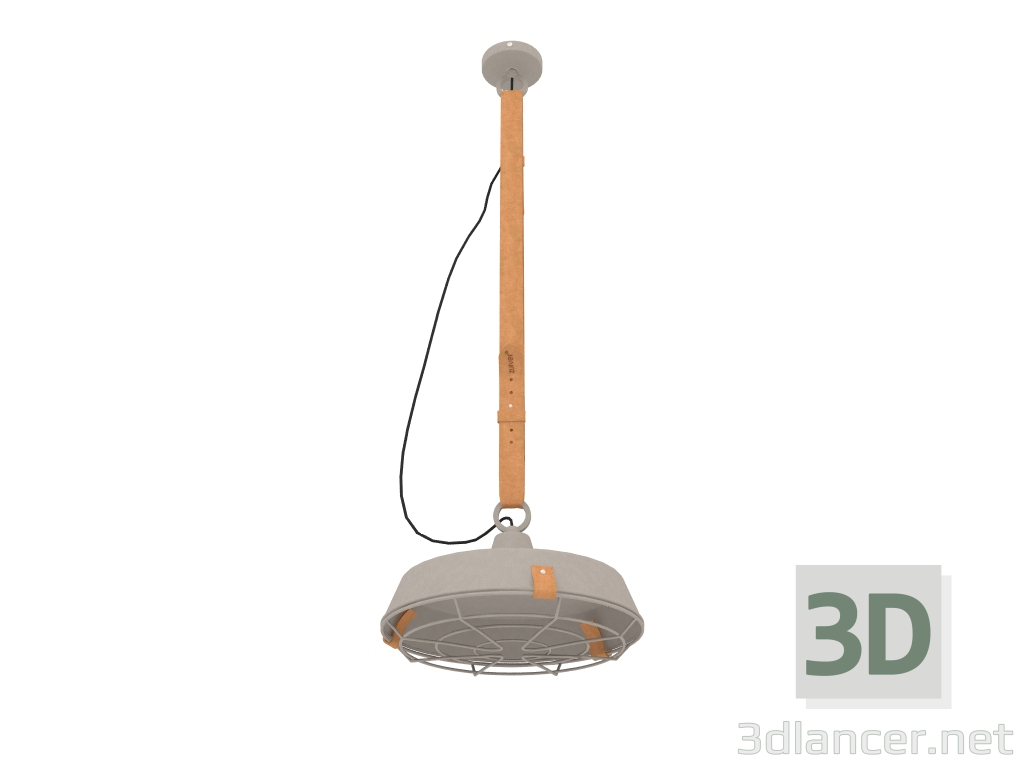 3d model Lámpara colgante Dek 40 (Gris) - vista previa