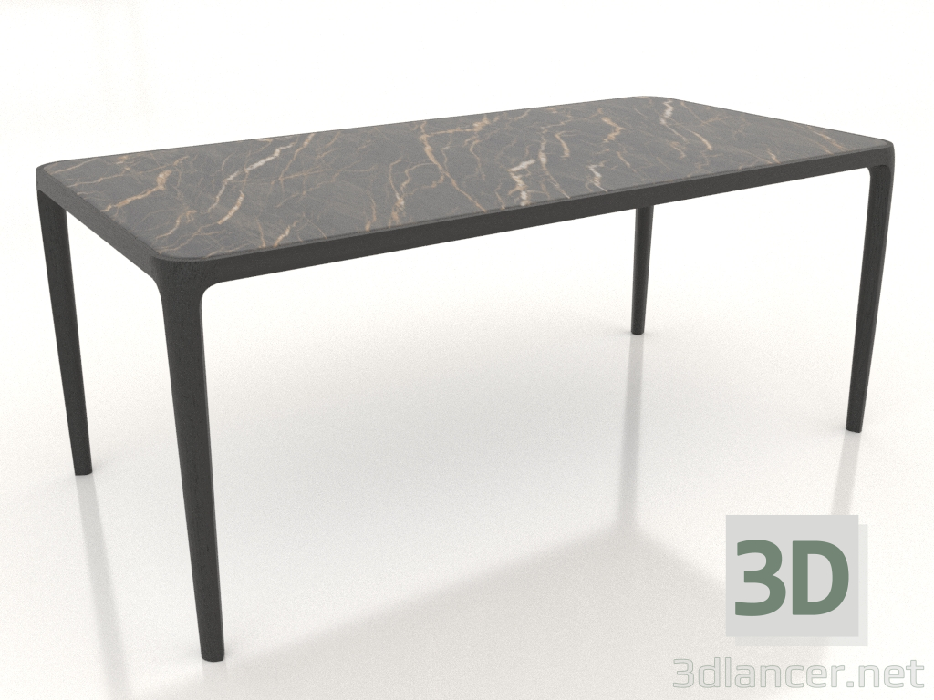 3d model Casauri table with porcelain stoneware 1800x900 mm (Oak black, option 2) - preview
