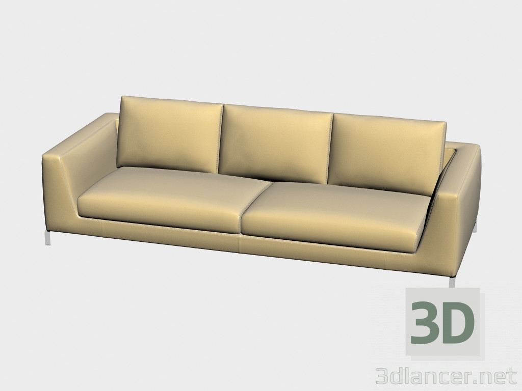 3d model Sofa straight Ray - preview